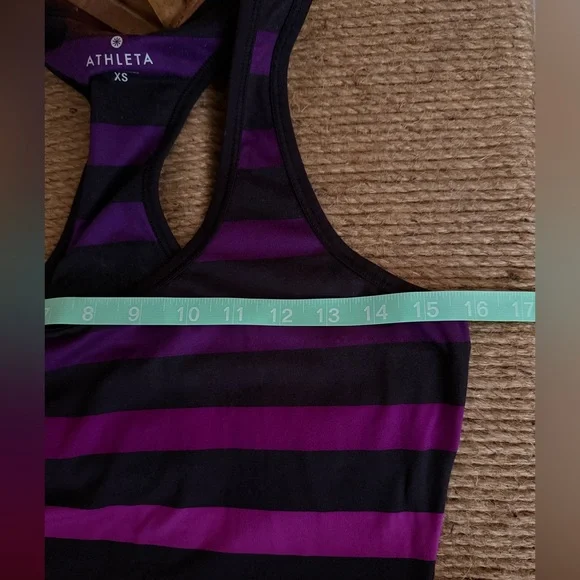 Chi Tank Bold Stripe in Majestic Purple - Picture 4 of 5
